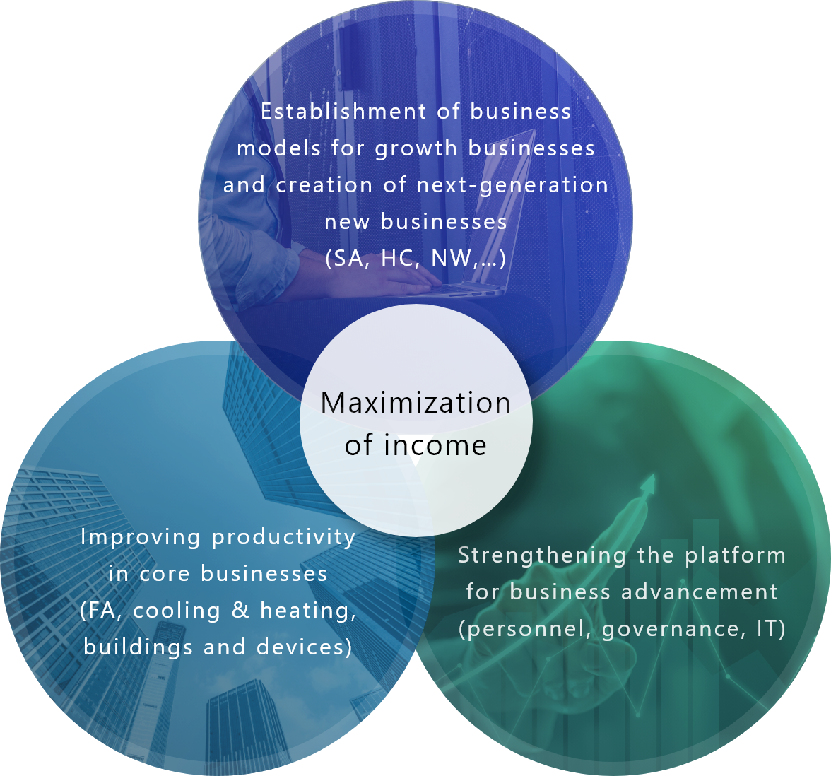 Maximization of income